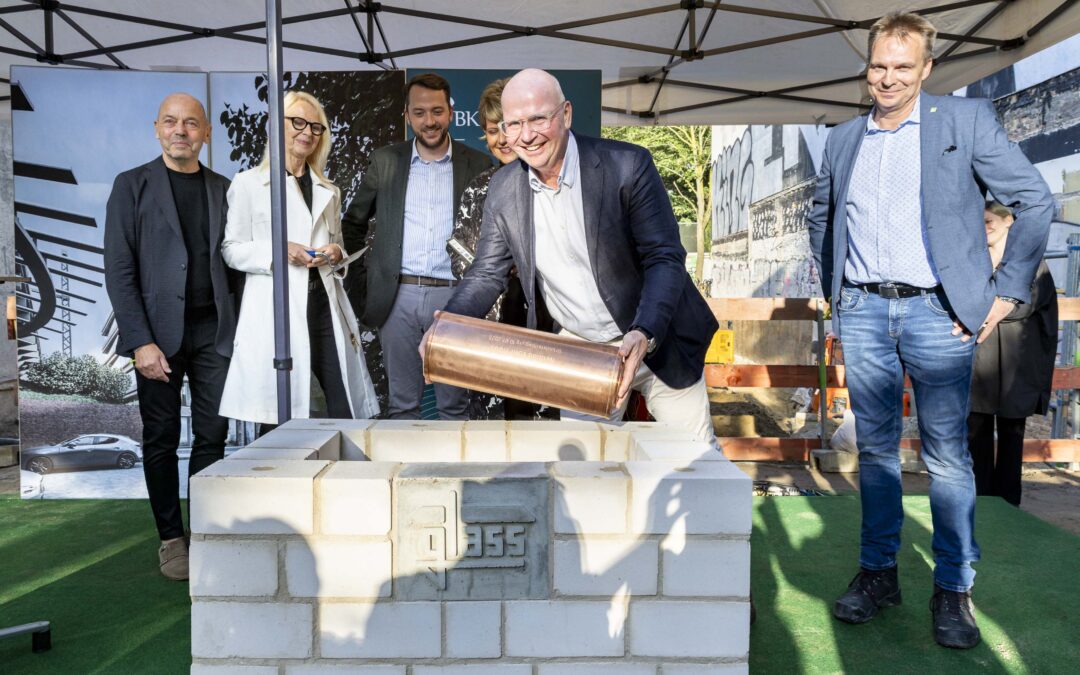Neues Vereinshaus: VBKI feiert Grundsteinlegung