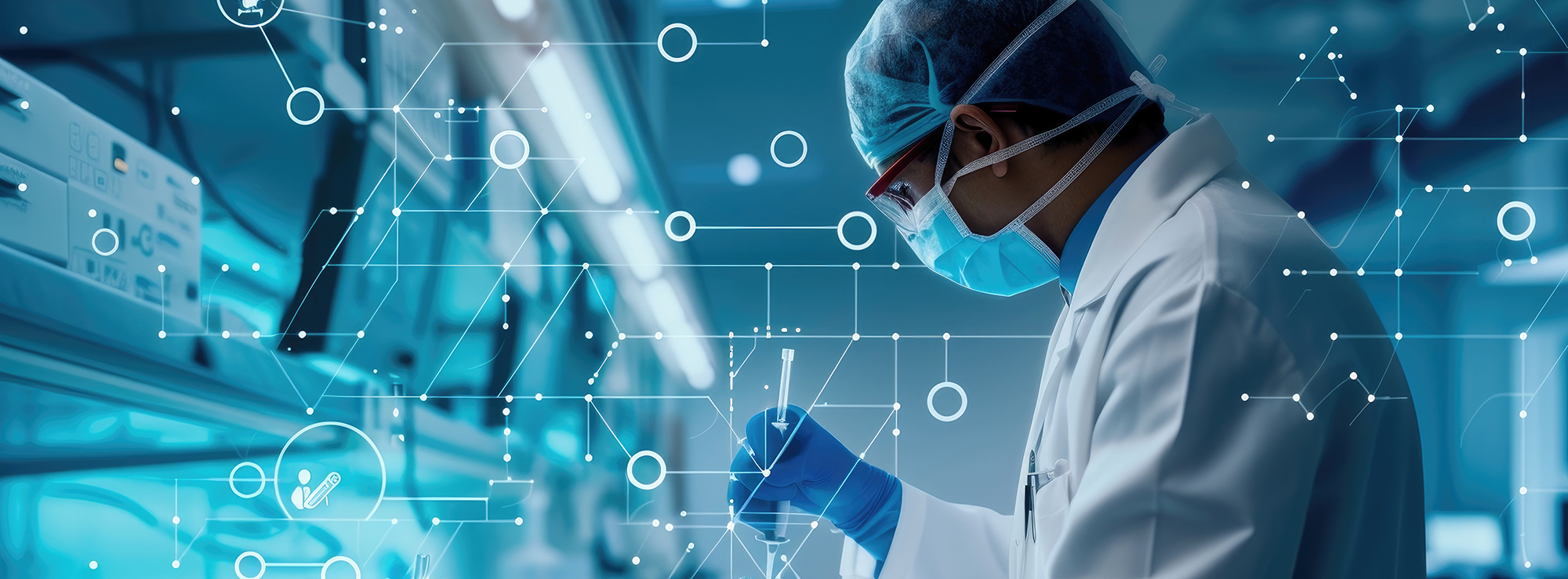 Medical healthcare R&D concept